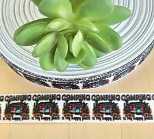 7/8" 1 YD Camper Grosgrain Ribbon Camping is My Happy Place