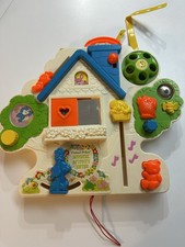 VINTAGE 1985 Fisher Price Activity Center 1100 Baby Busy Crib Toy READ DESCRIP