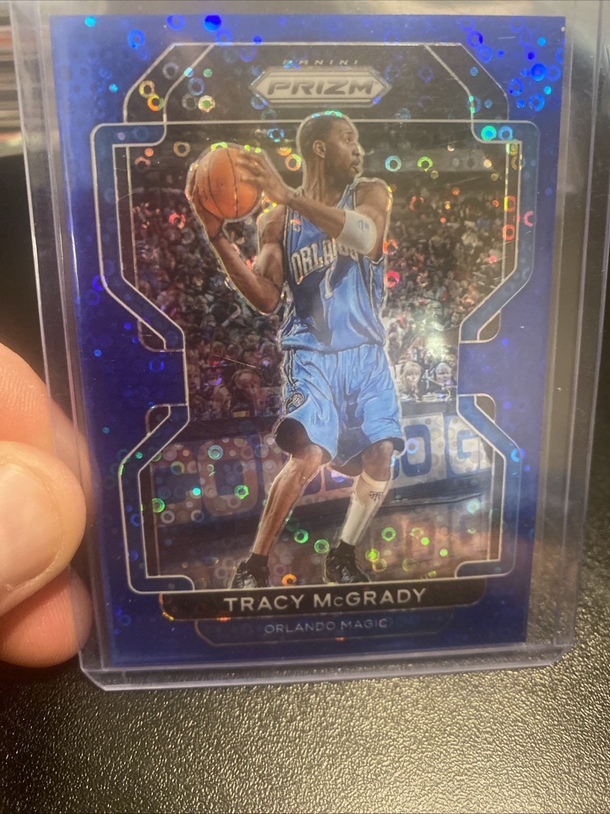 2021-22 Panini Prizm - Blue Fast Break Prizm #253 Tracy McGrady /150