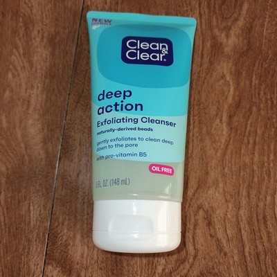 Clean & Clear Deep Action Exfoliating Scrub, Oil Free Original Formula, 5 Oz