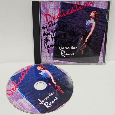 Jennifer Roland Dedication CD 2001 Canada Autographed Celtic Fiddle Folk VG+