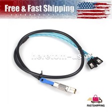 SAS To SATA SFF-8644 to 4 Sata Adapter Splitter Cable HDD Transfer Cable 1M