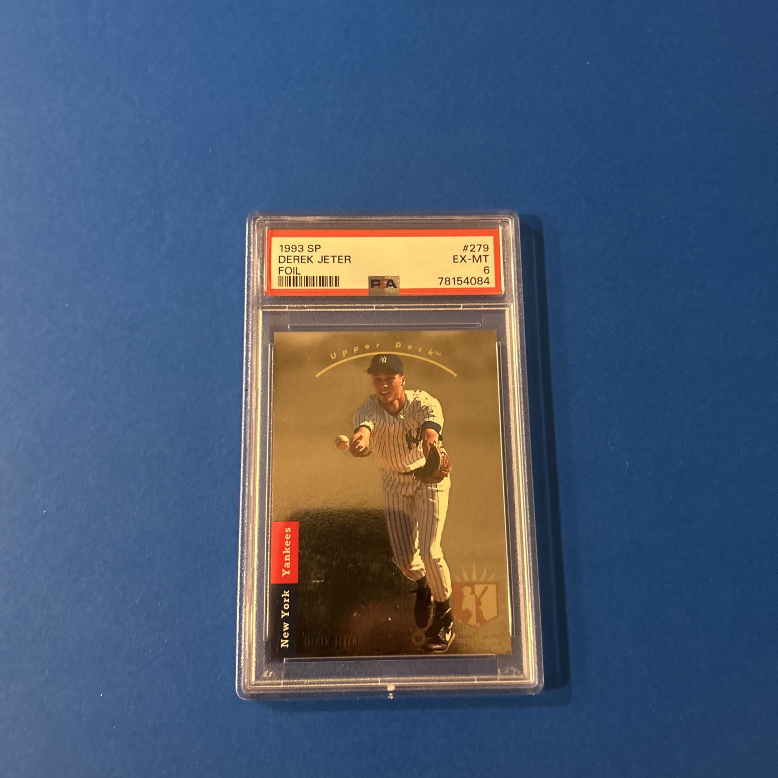Derek Jeter 1993 Upper Deck SP Foil Rookie Card #279 PSA 6 HOF