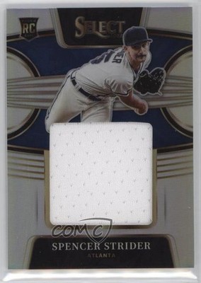 2022 Panini Select Rookie Jumbo Swatch Holo Prizm /250 Spencer Strider RC 1g0v