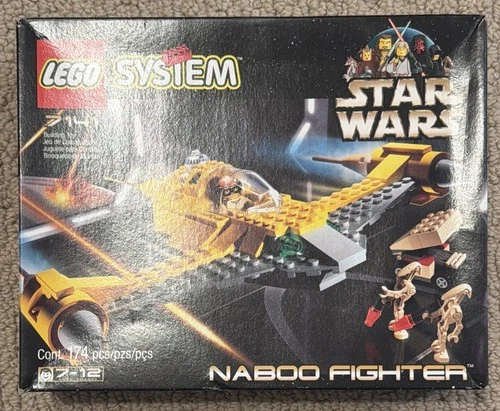 NEW IN SEALED BOX!! LEGO Star Wars Naboo Fighter 7141 Factory Sealed Retired Set