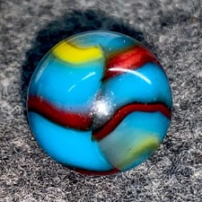 Vintage Peltier NLR Superman Marble-NM+-.64 AV-Killer Pattern #1