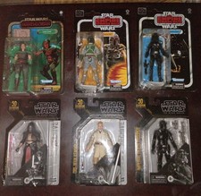 Star Wars Black Series Cara Dune 6  Figure Boba Fett Obi-Wan Revan Tie Pilot