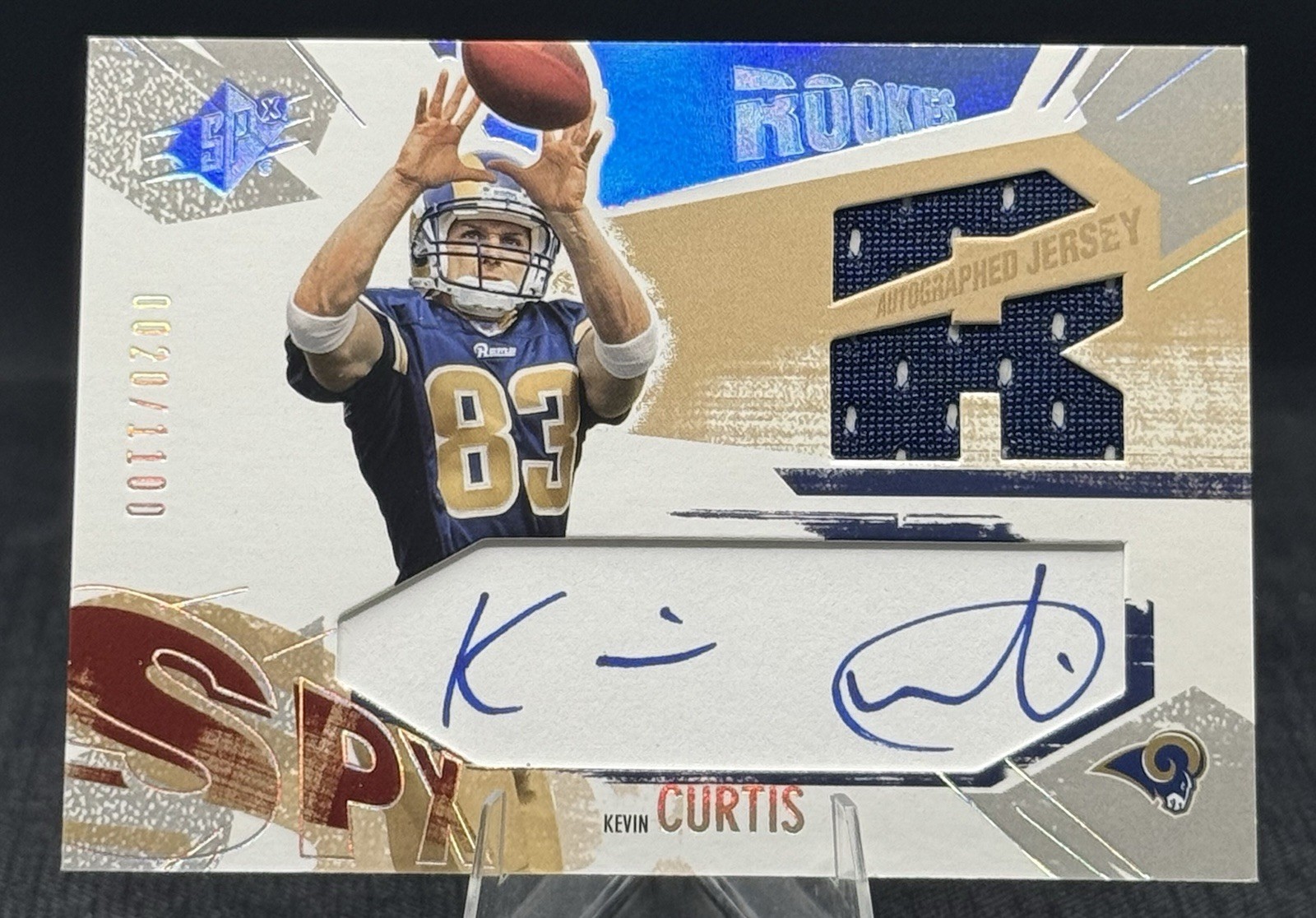 Kevin Curtis Spx #197 Signed Jersey