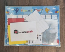 HouseCraft Reward / Chore Chart For Kids 240 stars  includes 10 chores 