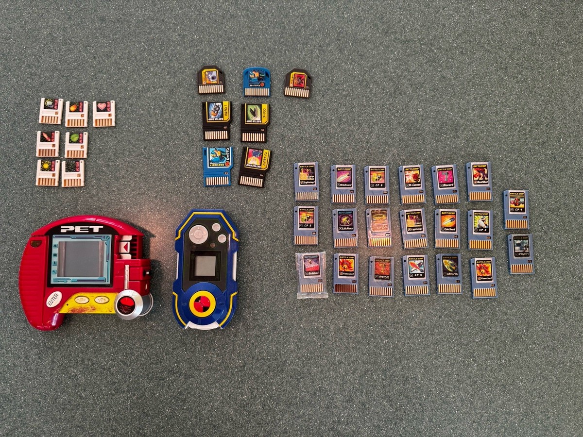 MEGAMAN EXE RARE LOT PET Battle Chip LINKPET LINK ROCKMAN TOY