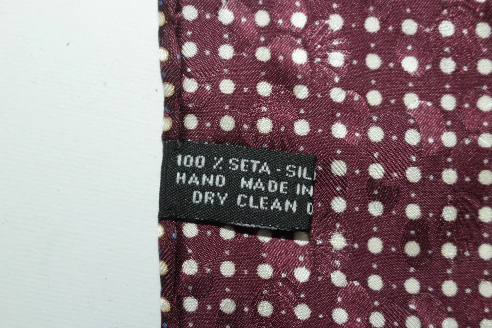 Pañuelos MODAITALIA BOLSILLO CUADRADO 100% SEDA, Hecho en Italia F85487 Foto 3 de 4