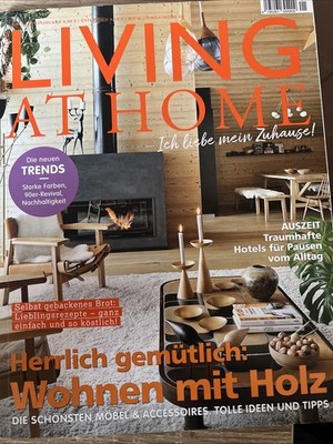 LIVING AT HOME,  Nr. 1/ 2022, Wohnen mit Holz   ( V1 )