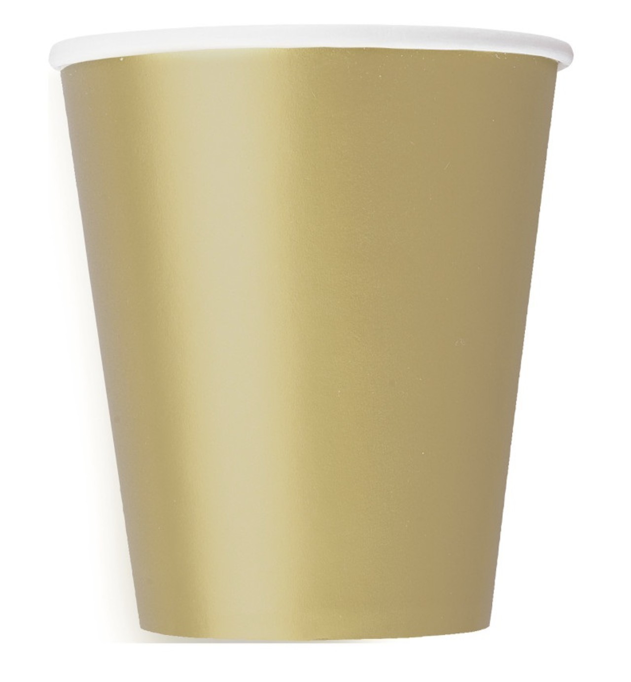 Gold 9oz Paper Cups 14 Pk Christmas Birthday Party Wedding Anniversary Table