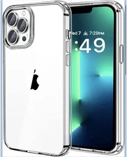 JJGoo Compatible with iPhone 13 Pro max Case Clear.