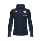 EDINBURGH RUGBY – SWEATSHIRT HOODIE ZIP TRAVEL - MACRON - Season 2024/25