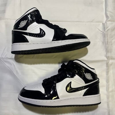 Nike Air Jordan 1 Mid All-Star Carbon Fiber High Low GS DD2192001 SZ 6Y / 7.5 W
