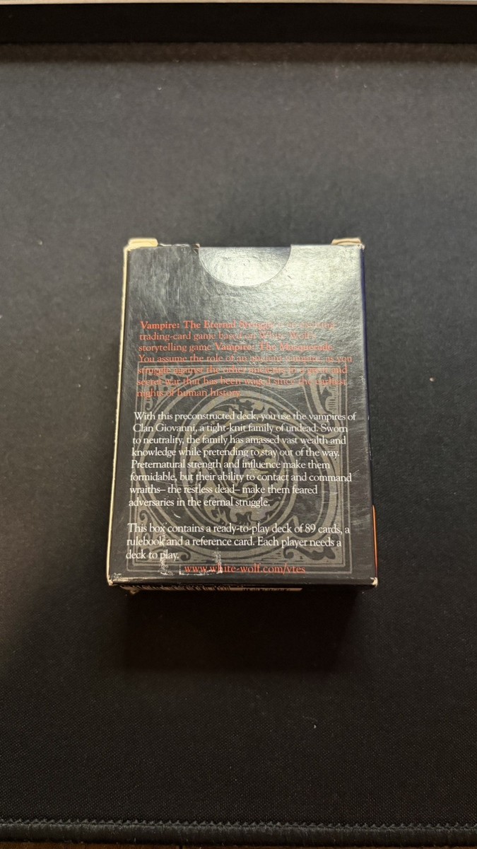 Vampire: The Eternal Struggle Starter Decks VTES, Final Nights