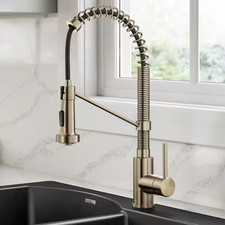 KRAUS KPF-1610SFACB Bolden Pull-Down Sprayer Kitchen Faucet - Champagne Bronze
