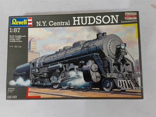 Revell 02163 HO Spur 1:87 N.Y. Central HUDSON LOKOMOTIVE MODELLBAUSATZ versiegelt | Condition: Used