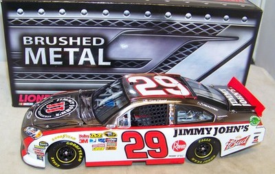 1:24 ACTION 2011 #29 JIMMY JOHN'S BUD BRUSHED METAL KEVIN HARVICK SERIAL DIN #4