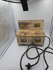 1930s Little Orphan Annie Toy Stove Louis Marx Metal Electric Harold Tan Comic