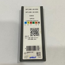 Iscar GIP3.00E-1.50 IC825 Carbide Inserts 10pcs GIP3.00E-1.50Grooving Insert