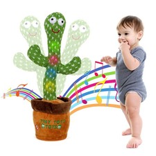 Dancing Cactus Mimicking Toy for Baby - Talking Cactus That Mimics and Sings ...