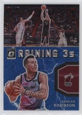 2021 Panini Donruss Optic Raining 3s Blue Prizm 43/49 Duncan Robinson #13 14t3