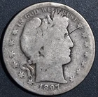 1897-S 50C BARBER SILVER HALF KM# 116 Grade: AG A7938