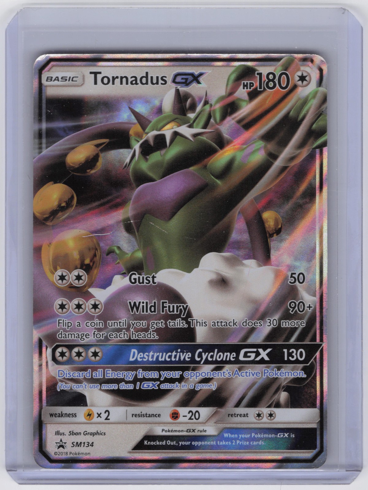 Tornadus GX - Promo SM Promos SM134 NM