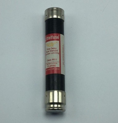 Littelfuse FLSR60 Slo-Blo Time Delay Fuse, 600V 60Amp Class RK5