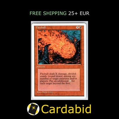 Fireball - 4ED #210 Fourth Edition Mark Tedin MP