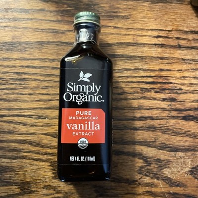 Simply Organic Pure Madagascar Vanilla Extract 4 FL OZ (118mL)