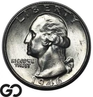 1946-D Washington Quarter, Premium Quality Superb Gem BU++