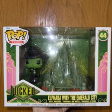 Wicked - Elphaba with Emerald City Pop! Vinyl Figure Town New 