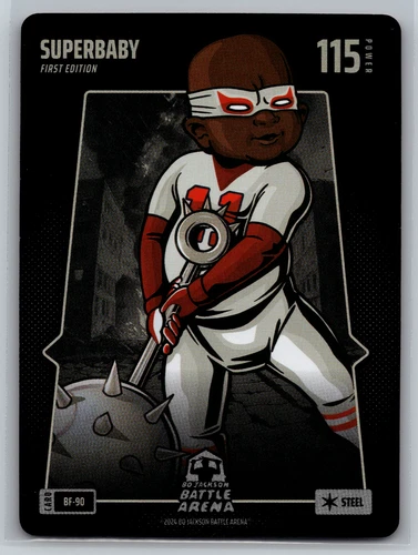 Superbaby 2024 Bo Jackson Battle Arena 1st Ed Battlefoil BF-90 Rafael Devers