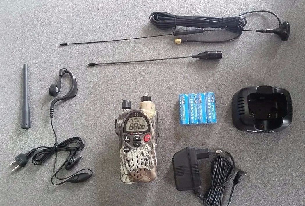 Midland G9 Plus PMR446 / LPD - Walkie Talkie Dual Band 5W, Versione Export, Disponibile Nera O Mimetica