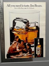 Jim Beam Whisky Original Vintage Werbung 1983 Reklame advert