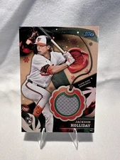 Jackson Holliday 2024 Topps Holiday Relic Rookie #RC-JHO Baltimore Orioles