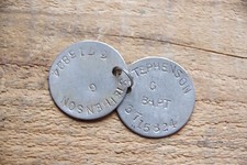 Relic WW2 RAC RTR dogtag Kings Own Royal Regiment WW2 number- STEPHENSON 3715824