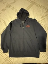 HARD ROCK Cafe MARINES Size Large Zip up  Hoodie Marine Corps