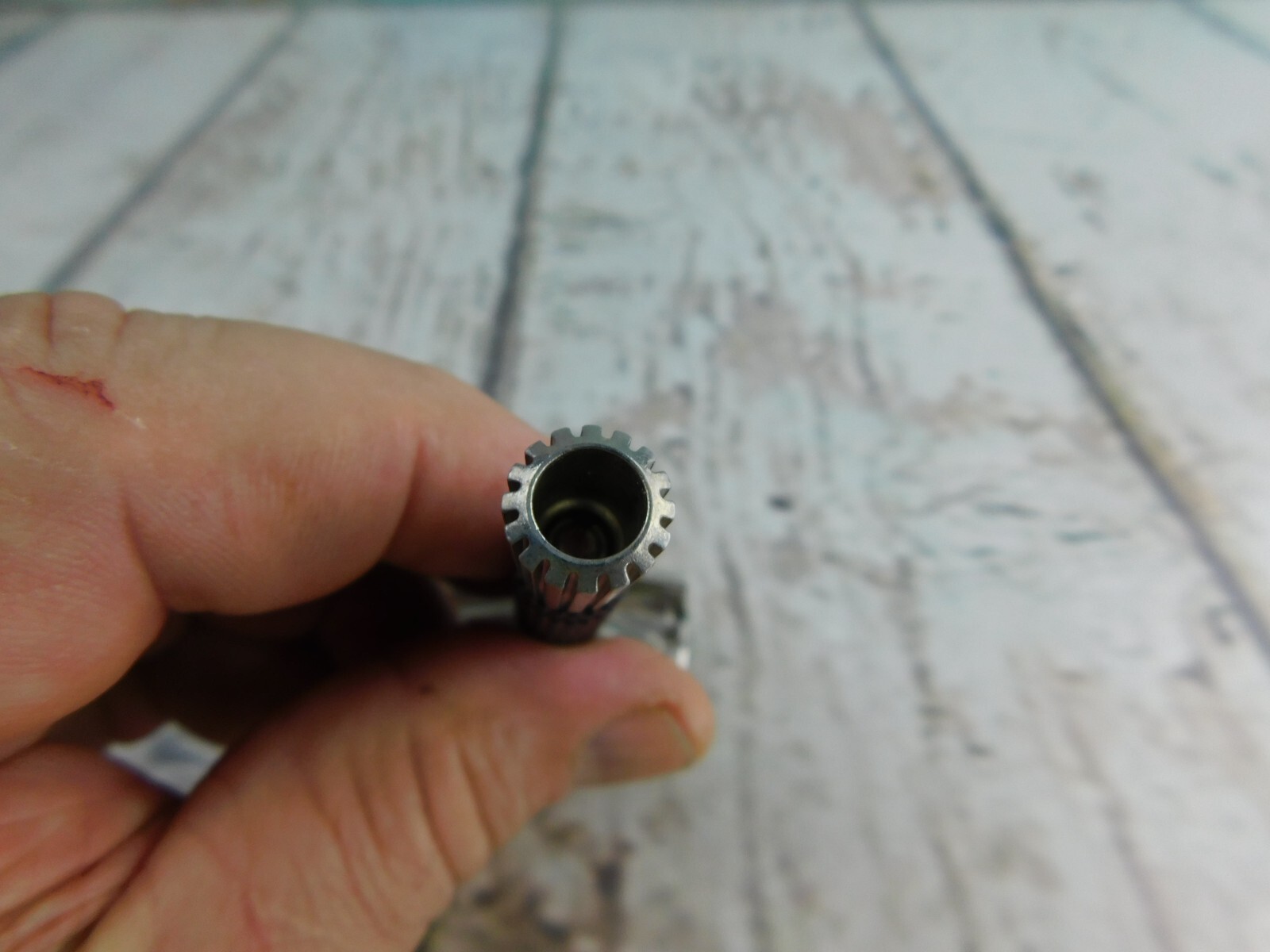 Vtg Gillette Black Handle Double Edge Safety Shaving Razor 