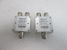 MINI-CIRCUITS LOT OF 2 ZAPDQ-4-N+ POWER SUPLITTER