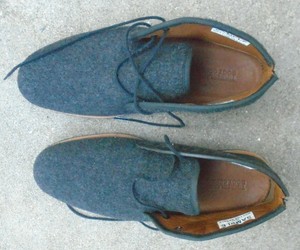 wool oxford shoes