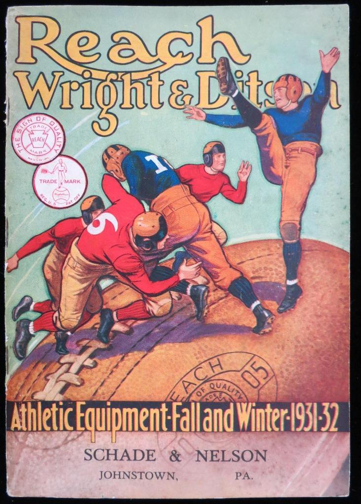 1931 Reach Wright and Ditson Football Equipment Catalog eBay