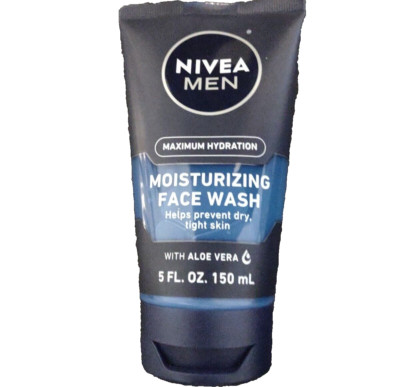 NIVEA Men Maximum Hydration Moisturizing Face Wash & Refreshes 5 Fl Oz NEW