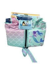 NEW SwimWays Child Swim Vest Mermaid Ages 2-4 YEARS. Adjustable Comfortable Fit