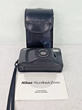 Nikon Nice Touch Zoom 35mm Point And Shoot Camera w/ Nikon Case