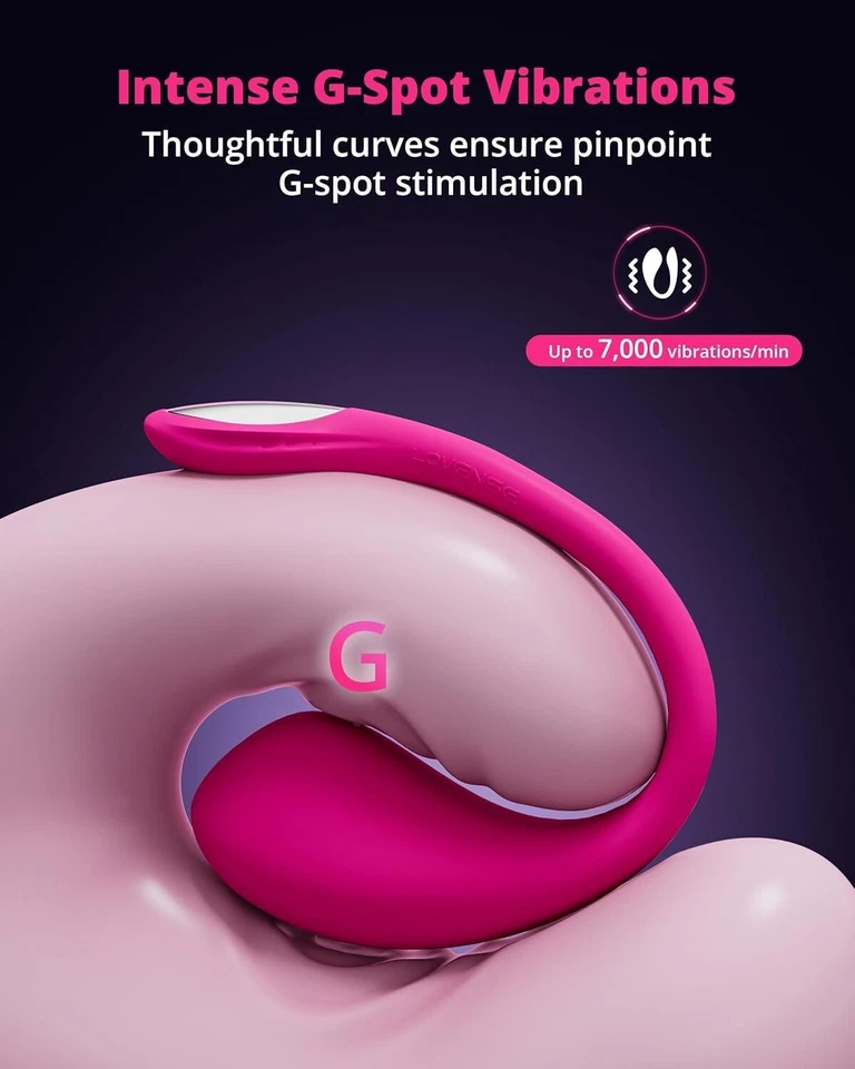 LOVENSE Lush 4 Remote Control G Spot Egg Vibrator with Vibrant LED Light Tail - Image 4 of 4