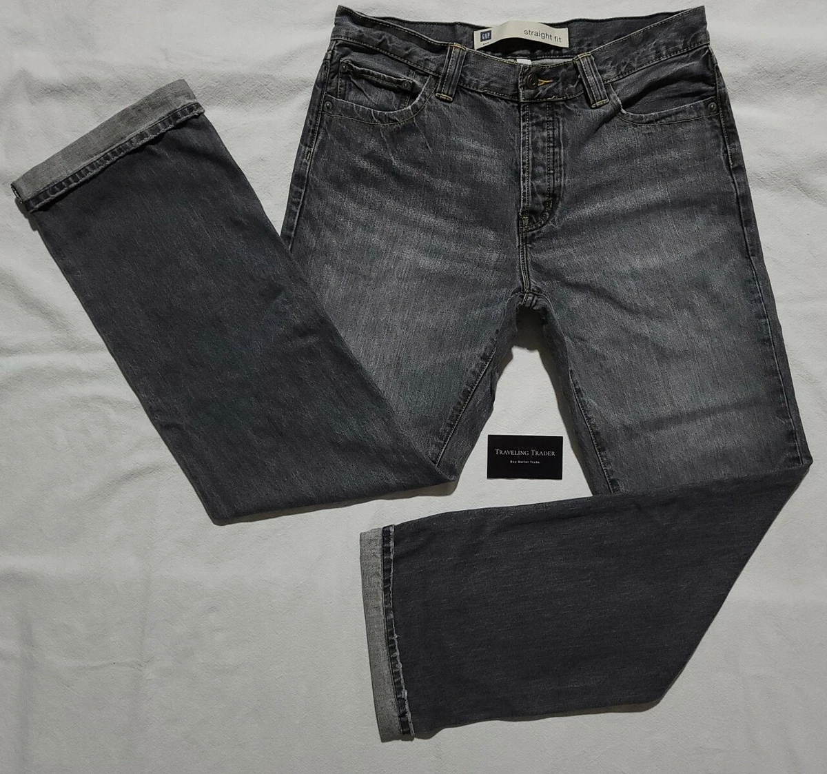 Gap straight fit jeans hot sale mens